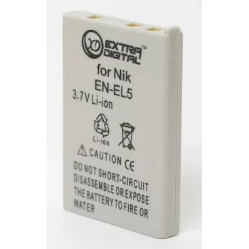 Ladattava kamera-akku extra digital EN-EL5 7,2 V 1500 mAh Nikoniin