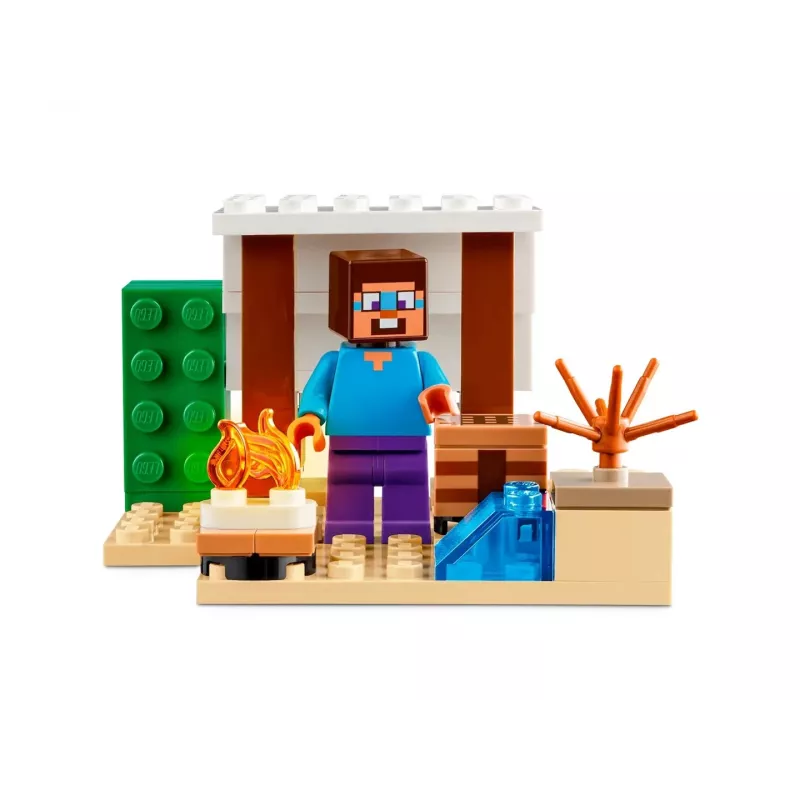 Lego Minecraft 21251 Steves aavikkoretki lelubiomi-rakennussarja