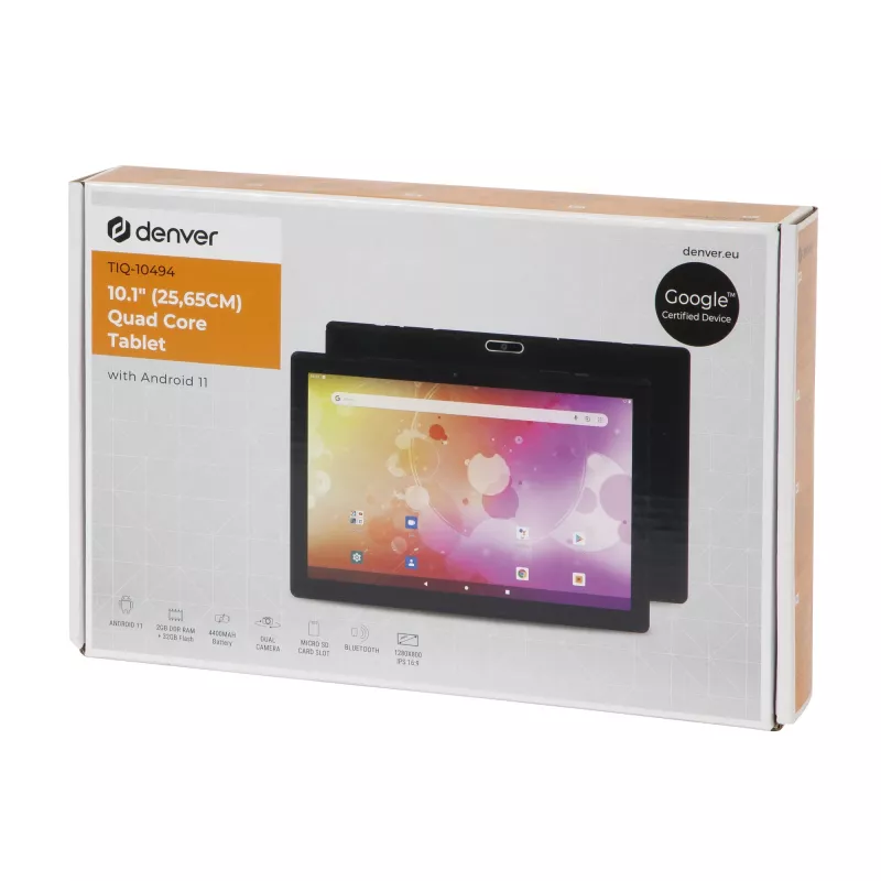 Denver TIQ-10494 tabletti 10.1 tuuman 1.3 GHz 2 GB RAM 32 GB Android 11