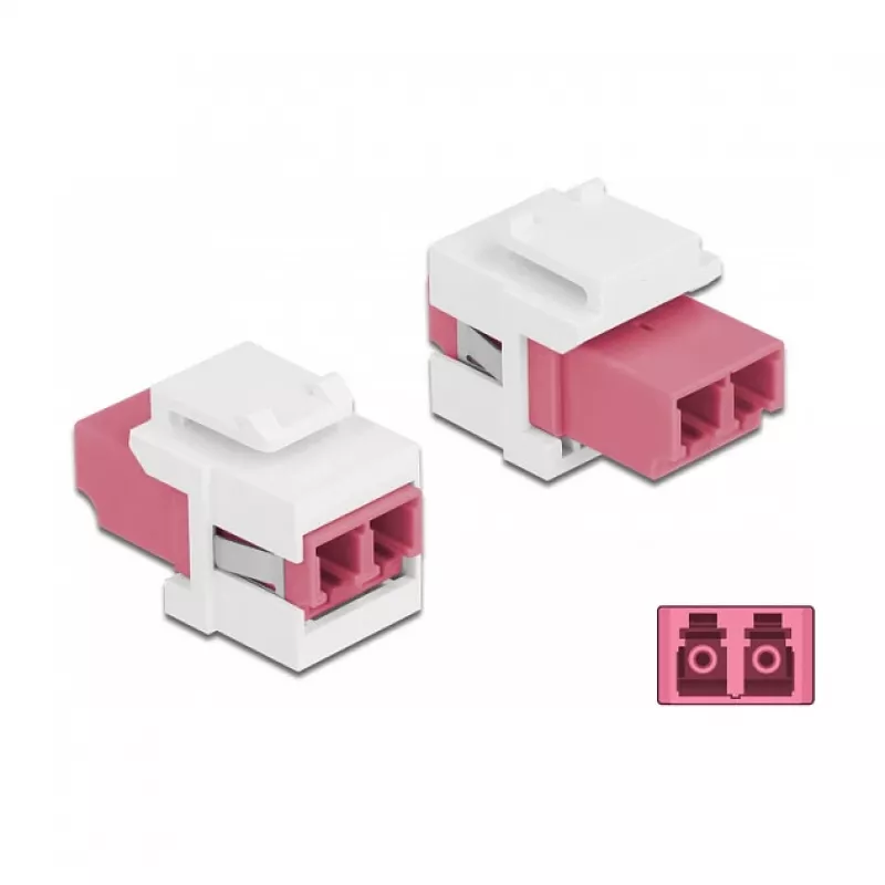 Keystone-moduuli LC Duplex -liitin LC Duplex -liittimeen DeLOCK 86818