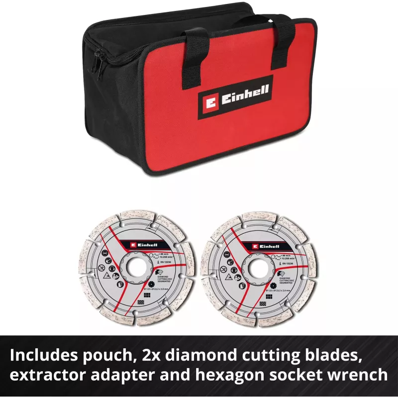 EINHELL TP-MA 36/30 Li BL-Solo seinanurajyrsin 36 V, langaton, harjaton moottori, malli 4350800