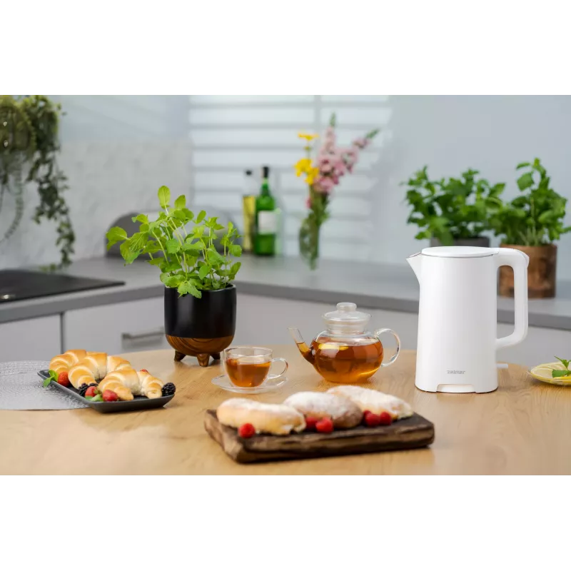 Sähköinen vedenkeitin Zelmer 1,7 L 2200 W hopea