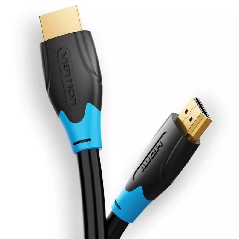 HDMI-kaapeli Vention AACBN 15 m, HDMI Type-A – Type-A, HDMI 2.0, 18 Gbit/s, ARC, kullatut koskettimet, musta