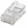 Intellinet 502375 johdinliitin RJ-45 läpinäkyvä