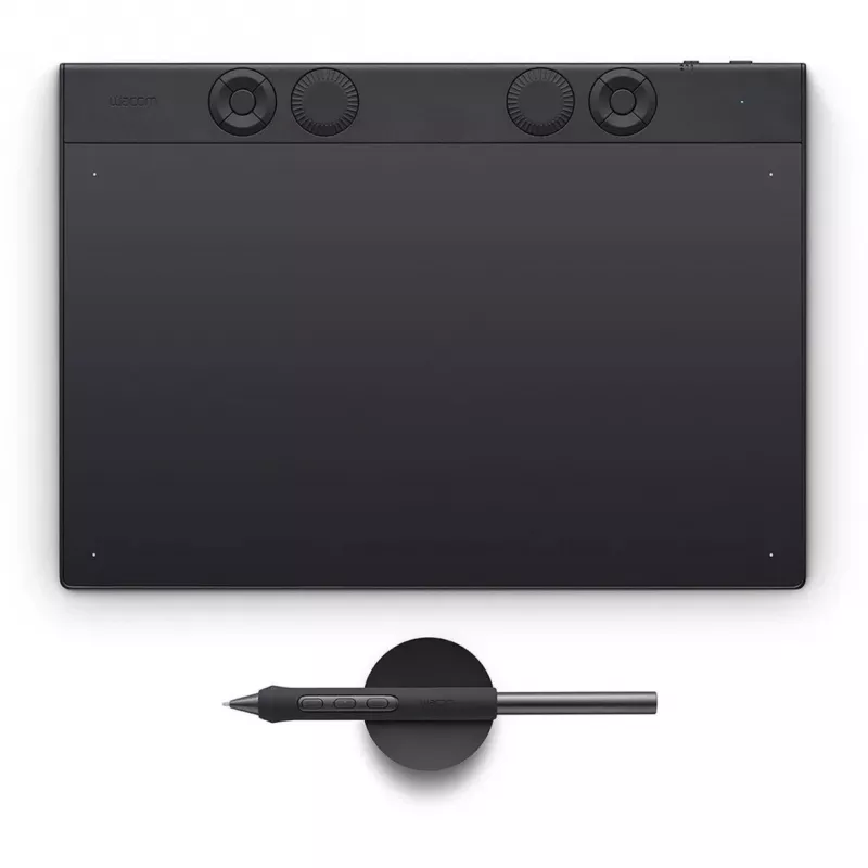 Wacom Intuos Pro Pen Tablet Medium -piirtopöytä, Bluetooth, USB, sis. Wacom Pro Pen 3