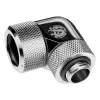 Putki tietokoneen vesijäähdytykseen BitsPower BP-E90RMLA16, messinki, 16 mm halkaisija, hopea