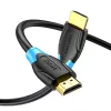 HDMI-kaapeli Vention AACBN 15 m, HDMI Type-A – Type-A, HDMI 2.0, 18 Gbit/s, ARC, kullatut koskettimet, musta
