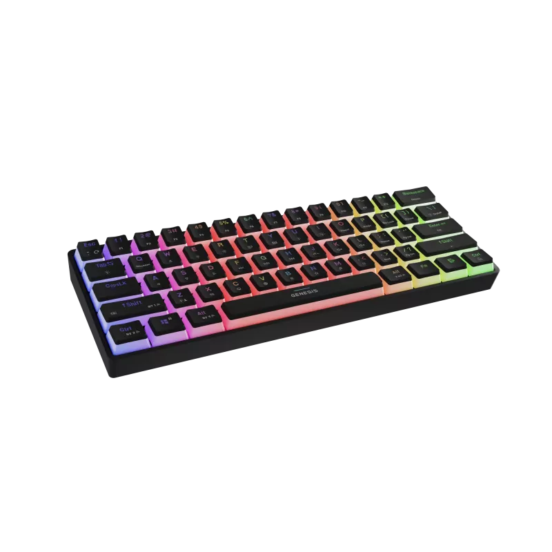 PELINÄPPÄIMISTÖ GENESIS THOR 660 G2 US MUSTA LANGATON RGB MEKAANINEN GATERON BROWN