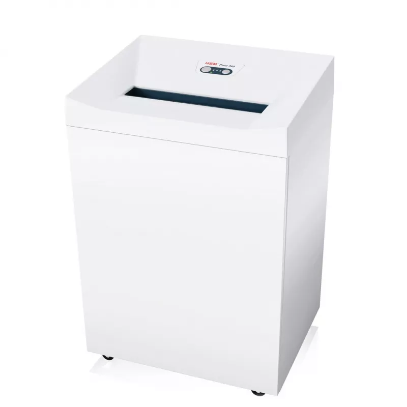 Silppuri HSM Pure 740 suikalesilppu 3,9 mm, 400 mm työleveys, silppuaa CD-levyt ja luottokortit