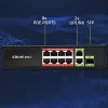 Ethernet-kytkin QOLTEC 52297 PoE RJ45 PoE-uplinkilla ja SFP-portilla