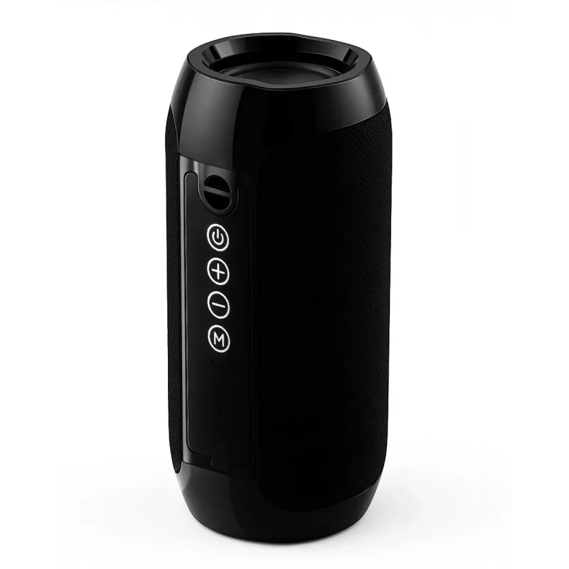 Kannettava Bluetooth-stereokaiutin SQUEAK SQ1008 — 14W RMS, Bluetooth 5.3, 1200 mAh, IPX4, FM, LED, AUX, USB
