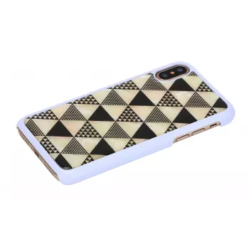 iKins Pyramid suojakuori iPhone XS/X, valkoinen, K1623H