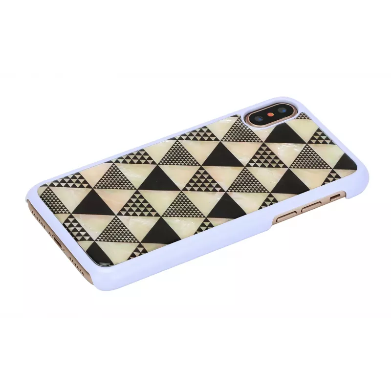 iKins Pyramid suojakuori iPhone XS/X, valkoinen, K1623H