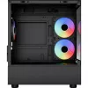 Micro/Mini-ITX-tietokonekotelo AEROCOOL Geh Viewport Mini-G-BK-v4 ARGB musta