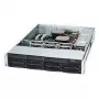 Supermicro SC825 TQC-600LPB - rack-asennus 2U - E-ATX - SATA/SAS - Hot-Swap 600 W - musta (CSE-825TQC-600LPB)