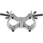 EUROLITE DEC-30DL valaistuspuristin hopea 35 mm ristikolle tai putkelle