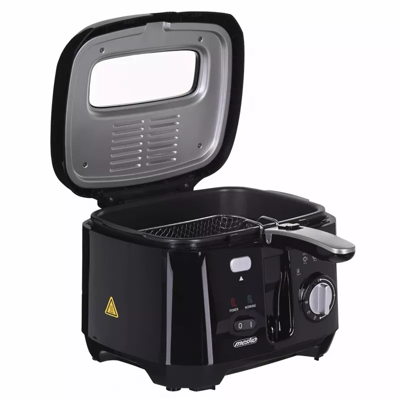 Friteerauskeitin Mesko Home MS 4908 Single 2,5 L 1800 W musta harmaa