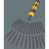 Wera 05018110001 Kraftform Kompakt 900 Set 1 ruuvimeisselisarja iskuruuvimeisselillä ja kärjillä, 19 kpl, 1/4", musta/keltainen