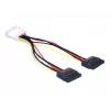 Virtakaapeli SATA HDD 2x DeLOCK 60102 0,112 m