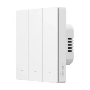 Kosketukseton seinäkytkin Sonoff ZBM5-3C-86W 3-kanava Zigbee, 3-osainen, uppoasennus