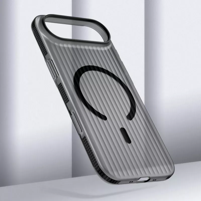 4smarts 541640 Design Case Aero -suojakuori iPhone Air (iPhone 17 Air) -puhelimelle, musta