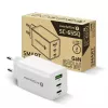 everActive SQ-655Q 65W -pikalaturi, 1×USB-A + 2×USB-C
