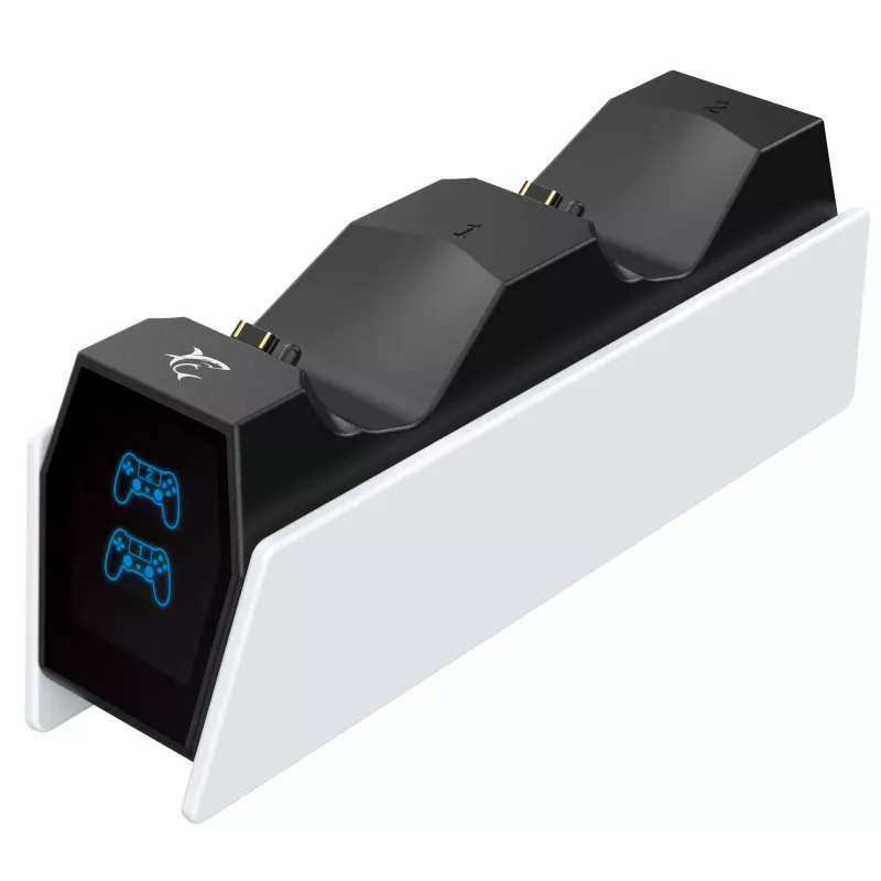 Lataustelakka White Shark PS4-0417 Dual-lataustelakka PS4-ohjaimelle