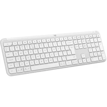 Logitech K950 Signature ohut näppäimistö toimisto RF Wireless Bluetooth QWERTY US International valkoinen