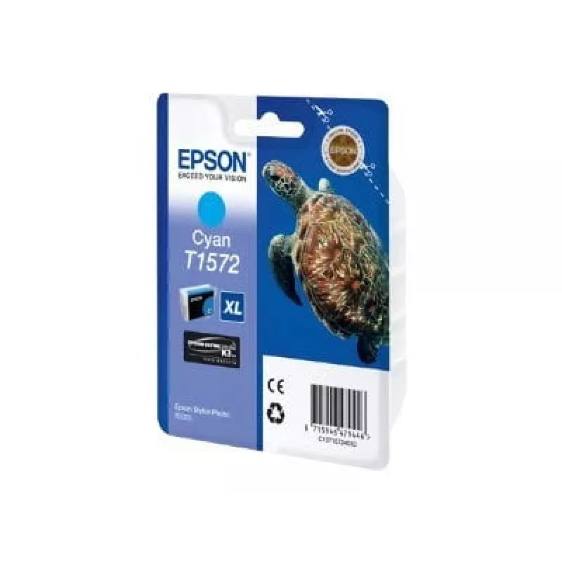 Mustepatruuna Epson T1572 syaani