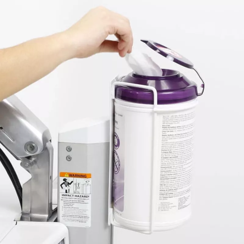 Ergotron pidike pyyhkeille vaunuun - valkoinen