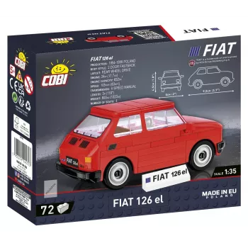 Rakennussarja Cobi Youngtimer Collection Fiat 126p el 24531 — 150 osaa