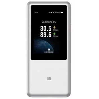 ZTE U60 Pro WLAN-reititin Dualband Wi-Fi 802.11ac, 3600 Mbit/s, 10000 mAh akku, valkoinen, sisäiset antennit