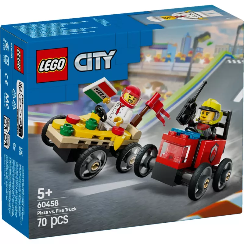 LEGO CITY 60458 pizza vs. paloauto