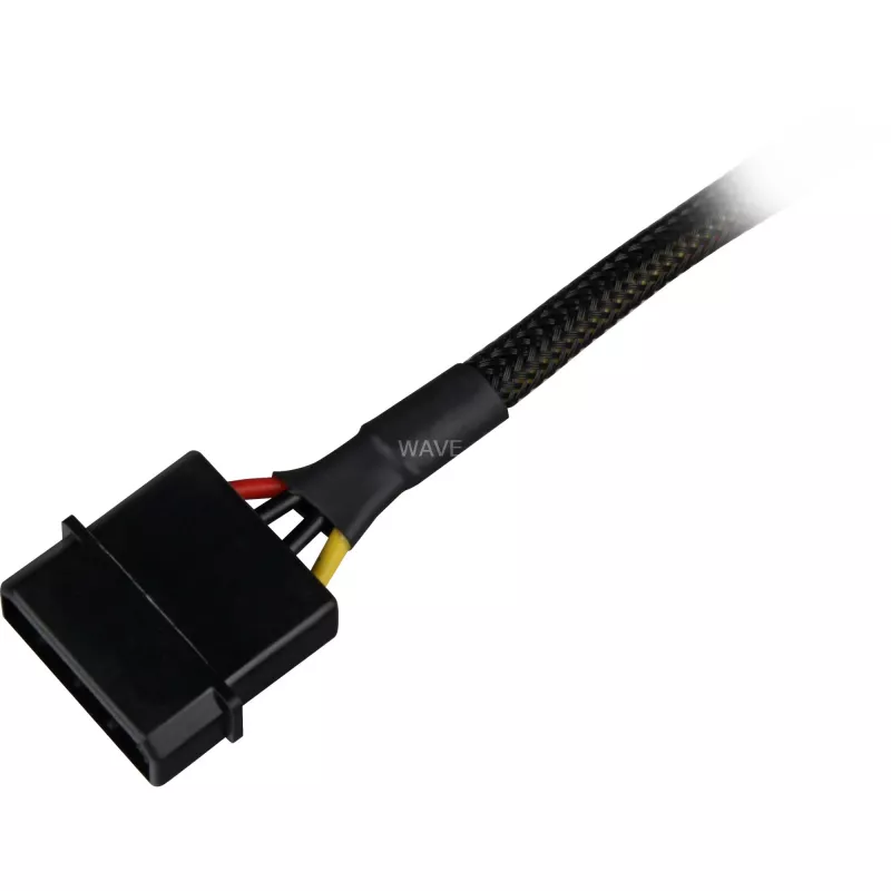 SATA-virtasovitinkaapeli Sharkoon 15 cm — sovitin SATA-virtaliittimille