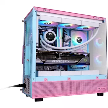 Thermaltake View 270 Plus TG ARGB Bubble Pink - kotelo - ATX - Midi/Mini Tower - ATX