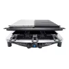 Steba RC 4 Plus Deluxe Chrome raclette-grilli, ruostumaton teräs/musta