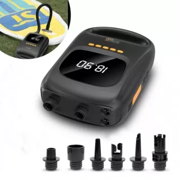 SUP-pumppu Powerbank-toiminnolla Technaxx TX-266