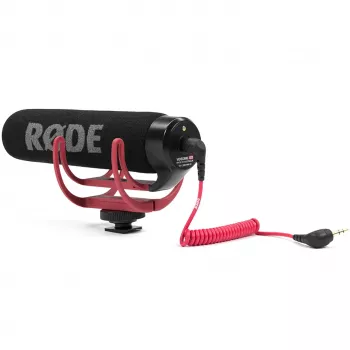 VideoMic GO, mikrofoni musta/punainen