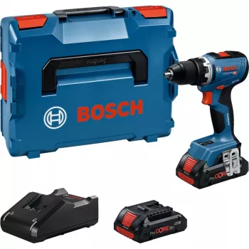 Bosch GSR 18V-65 akkuporakone-ruuvinväännin, 2x 4,0 Ah akku