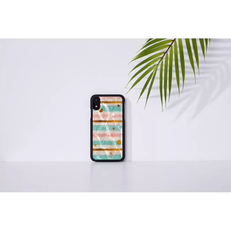iKins puhelimen suojakotelo iPhone XR — minttu-musta suojakotelo