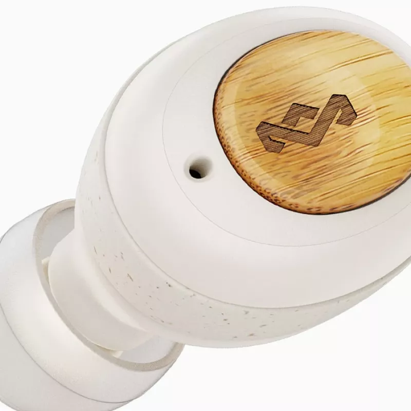 Marley True Wireless -nappikuulokkeet Champion sisäänrakennetulla mikrofonilla Bluetooth Cream
