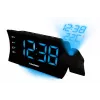 Blaupunkt CRP81USB radiokello projektiolla ja USB-latauksella, musta