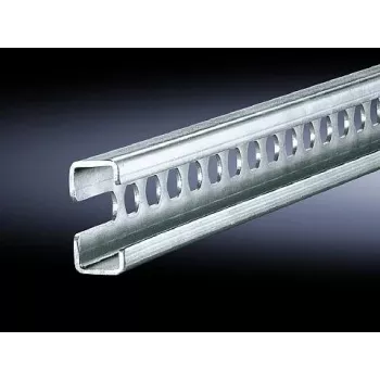 Rack-kisko Rittal 4946.000 — teräs, hopea, syvyys 955 mm, 6 kpl:n pakkaus