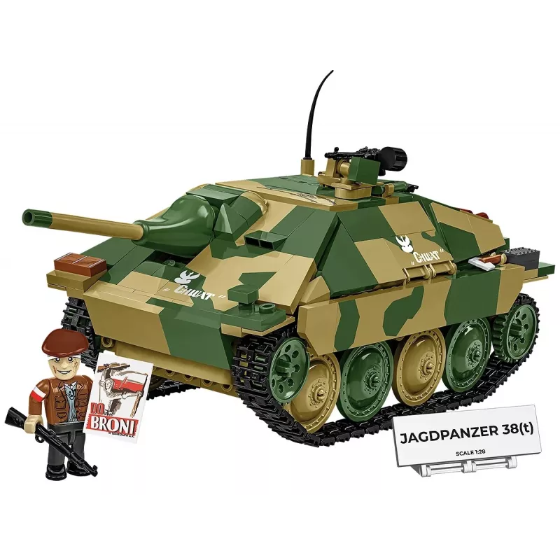 Cobi Blocks Jagdpanzer 38t Brave rakennussarja, 731 osaa