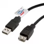 ROLINE USB-jatkokaapeli - USB Type-A, 4-napainen (uros) - USB Type-A, 4-napainen (naaras)
