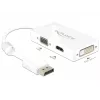 DeLOCK kaapeli 0,16 m DisplayPort VGA HDMI DVI-D