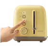 BUYDEEM 2 viipaleen leivänpaahdin, malli DT620E, väri Mellow Yellow, EU