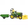 Bruder bworld John Deere ajettava ruohonleikkuri, leluajoneuvo