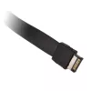 Akasa Low Profile PCI -kiinnikeadapteri USB 3.1 Type-C - musta - adapteri - digitaali/data