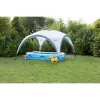 Paviljonki Event Shelter, 3,65 x 3,65 m (vaaleanharmaa/harmaa)